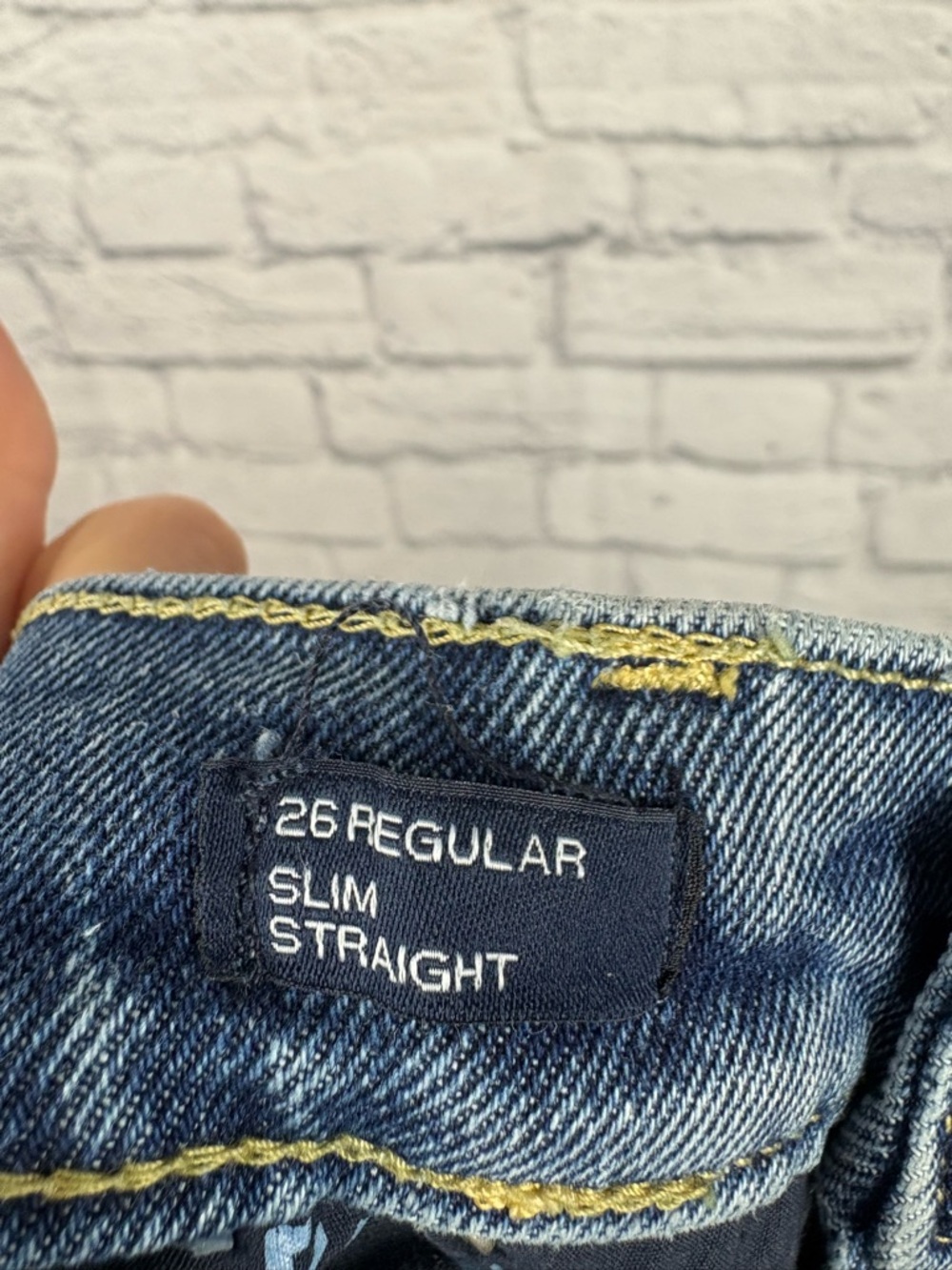 Gap slim straight jeans size 26 - Picture 3 of 5